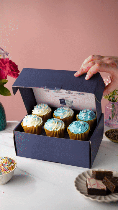 True Blue Cupcake Collection