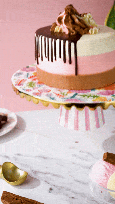 Neapolitan Celebration Cake