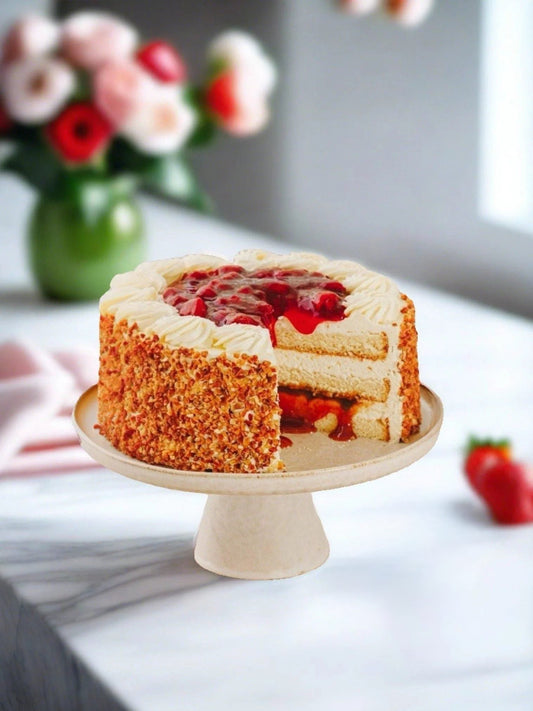 50th Birthday Cake Bundle - Classic Strawberry Gateaux