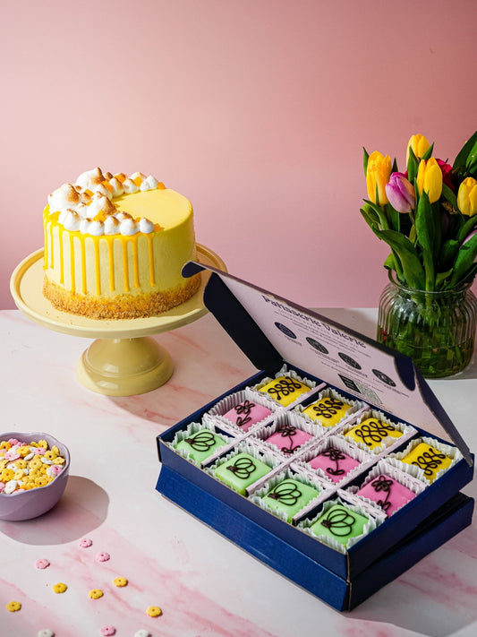 Lemon Meringue Delight & Fondant Fancy Bites
