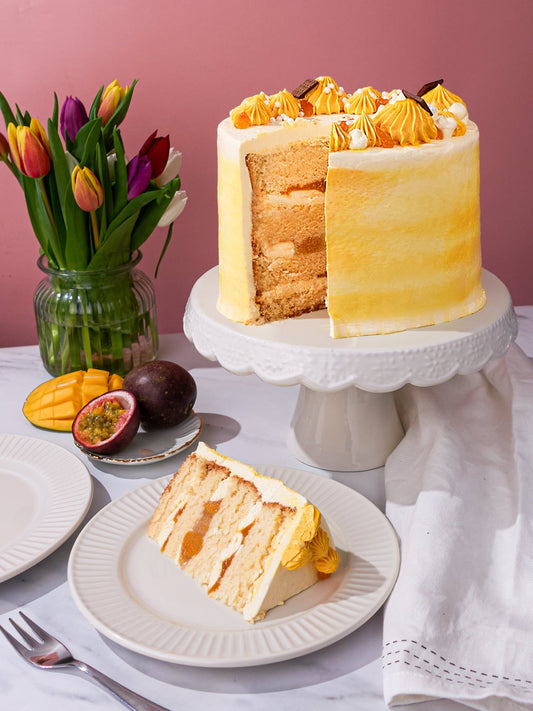 Mango & Passionfruit Cake