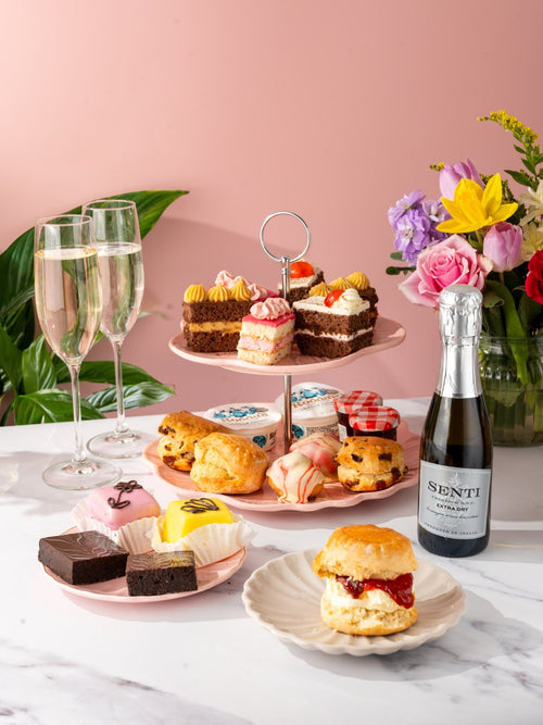 Springtime Seasonal Afternoon Tea with Prosecco