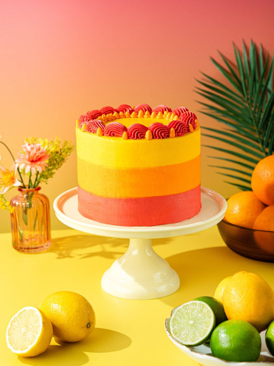 Sunny Citrus Delight Cake